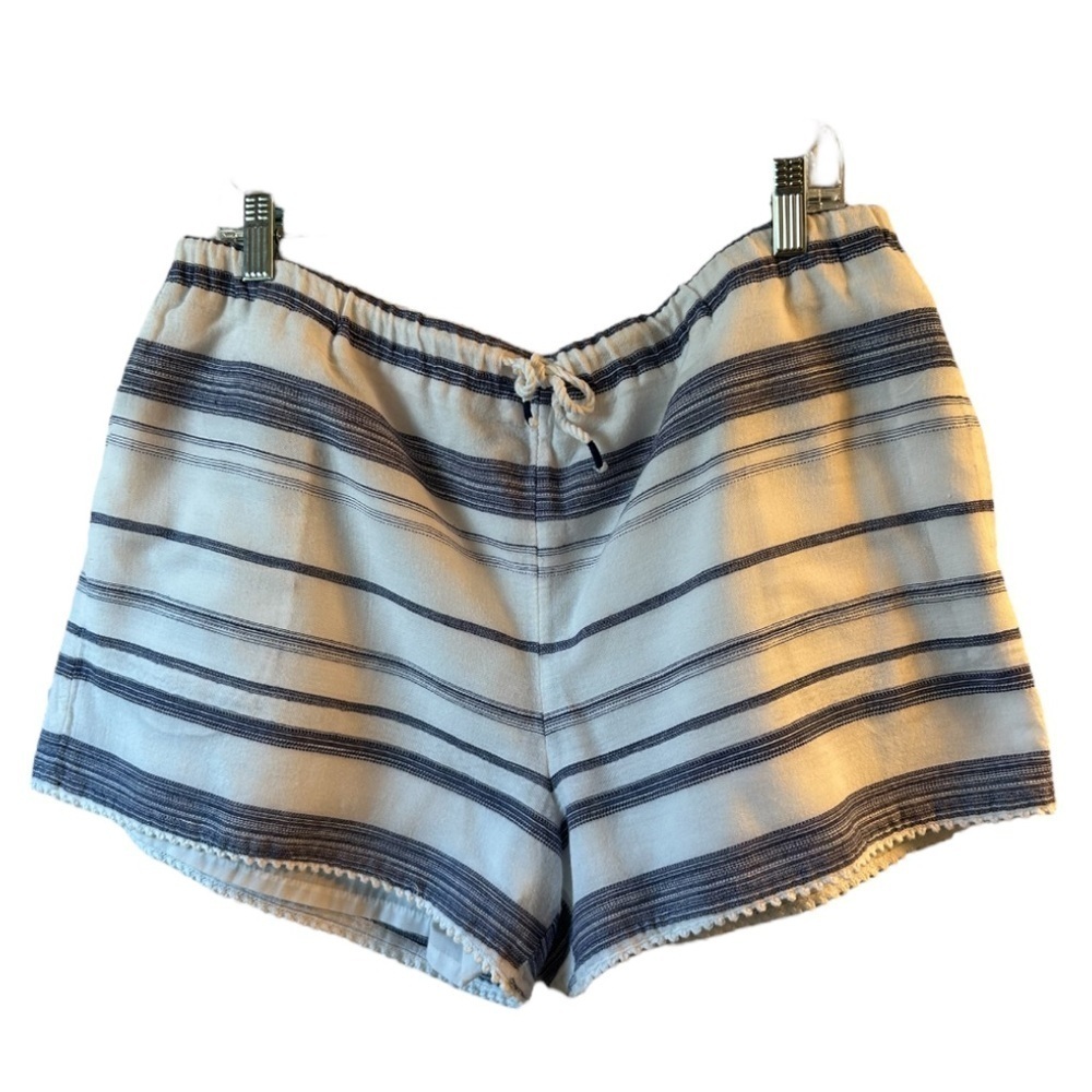 Polo by Ralph Lauren White and Navy Striped Women’s Shorts